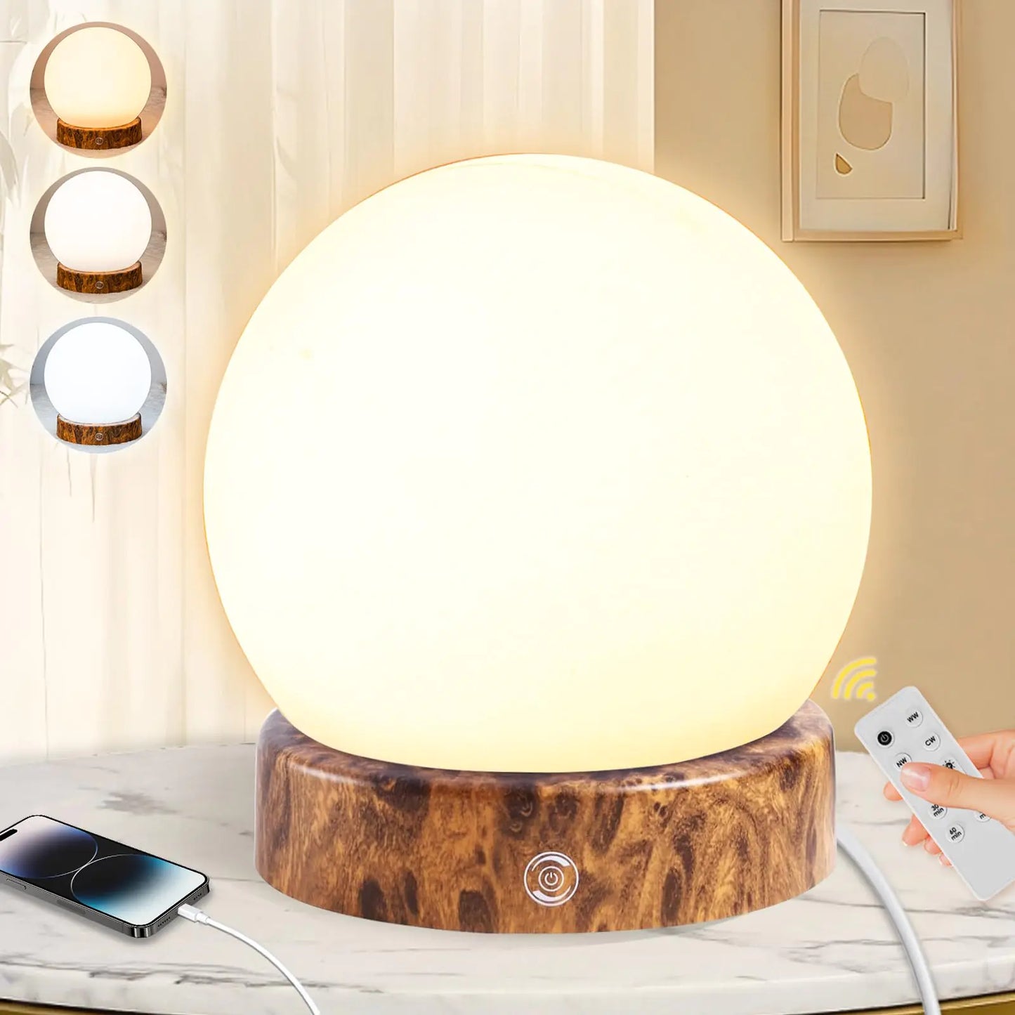 NDAN Radiant 360° Sunlight Therapy Lamp with Remote