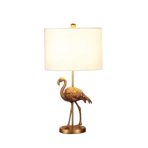 Golden Flamingo Chic Table Lamp