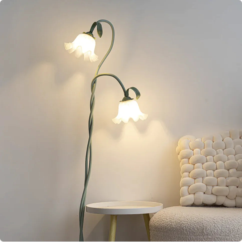 Charming Cream Floor Lamp