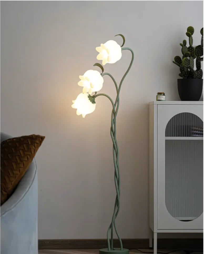 Charming Cream Floor Lamp
