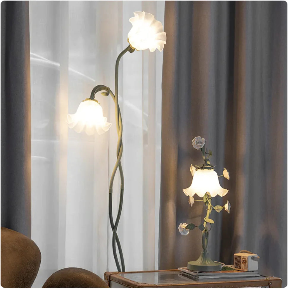 Charming Cream Floor Lamp